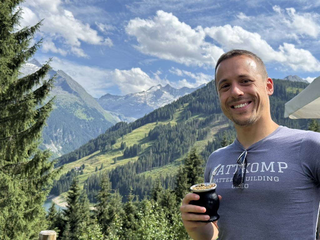 Greg in the mountains